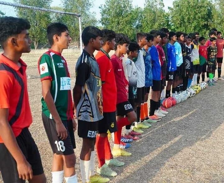 మదనపల్లెలో జూనియర్  బాలుర ఫుట్‌బాల్ శిక్షణ శిబిరం