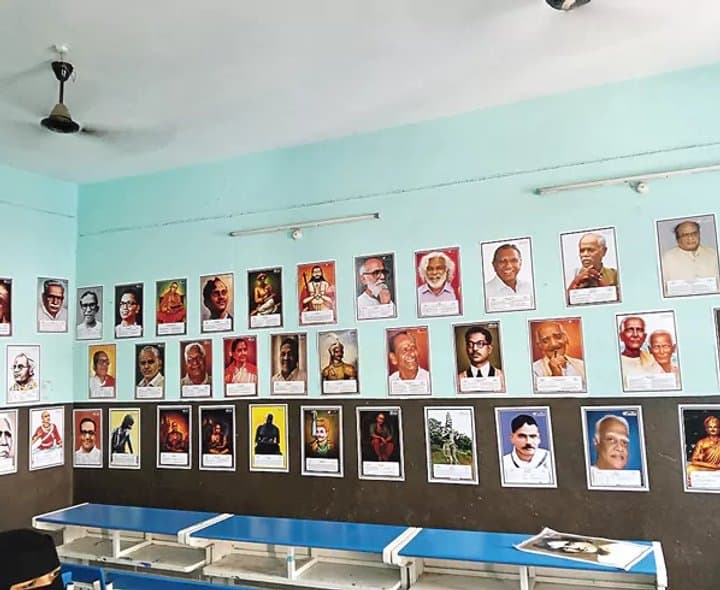 ఖమ్మలో 103 తెలుగు కవుల ముఖచిత్రాల ప్రదర్శన