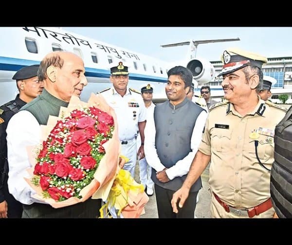 ‘మహేంద్రగిరి’ ప్రారంభానికి రాజ్‌నాథ్‌సింగ్ - Udayam Digital