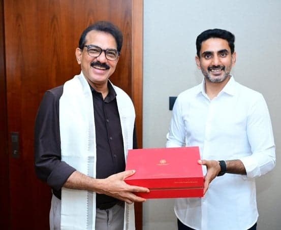 కిటెక్స్‌ గార్మెంట్స్‌ సీఎండీతో నారా లోకేశ్‌ భేటీ
