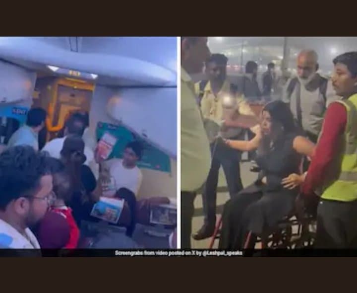 స్పైస్‌జెట్‌ విమానంలో ప్రయాణికుల అవస్థలు