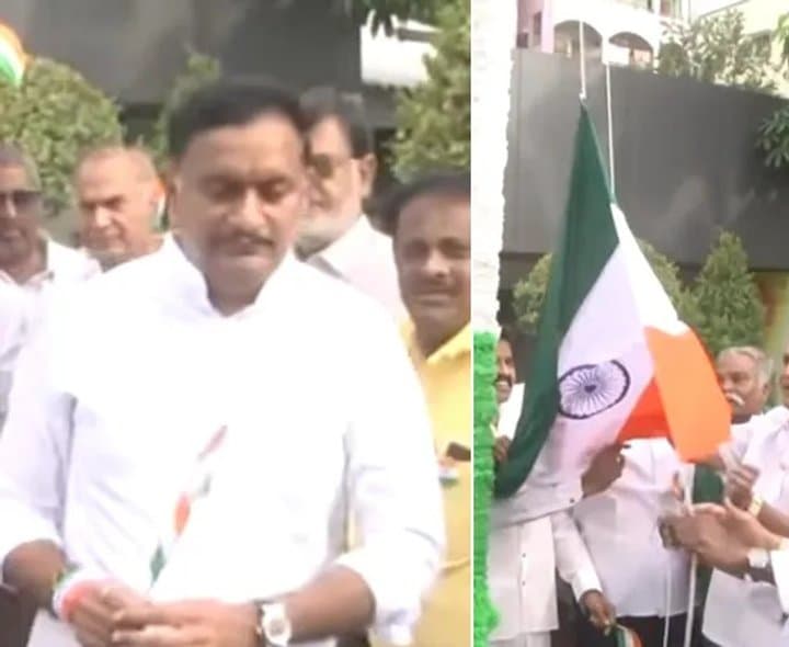 జాతీయ జెండా ఆవిష్కరణలో అపశ్రుతి
