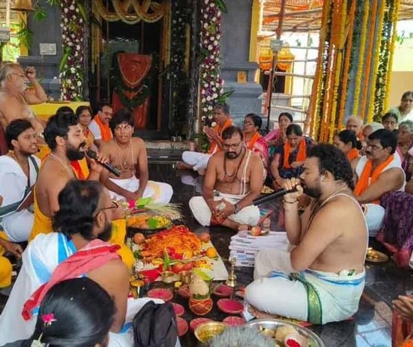 తిమ్మాపూర్‌లో ఆలయ పునః ప్రతిష్టాపన
