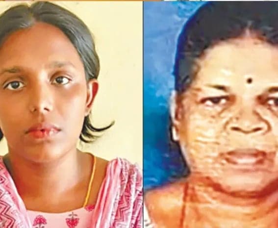 అత్తను గొంతు నులిమి చంపిన కోడలు