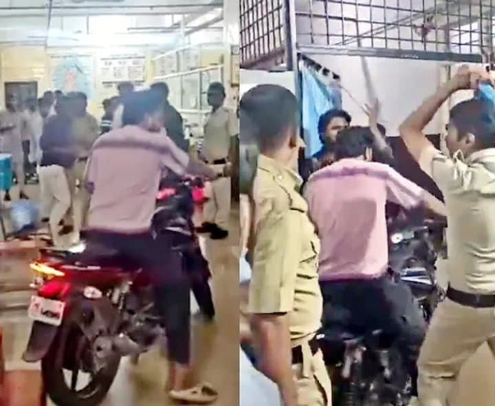 బైక్‌తో వార్డులోకే దూసుకెళ్లి