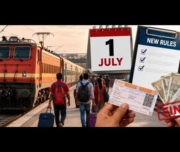 రైలు ప్రయాణికులకు హెచ్చరిక: జూలై 1 నుంచి కొత్త రూల్స్