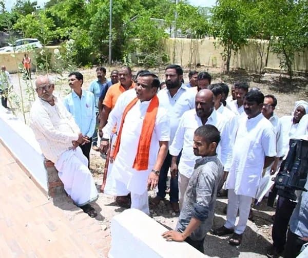 ఊర పండుగ ఏర్పాట్ల పరిశీలన