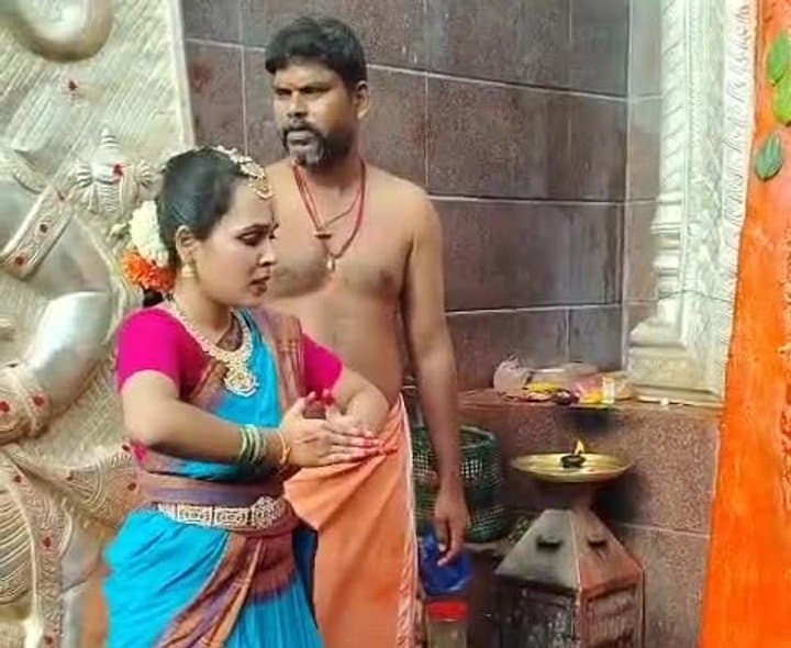  600 మెట్లపై మేఘన నృత్యం - Udayam