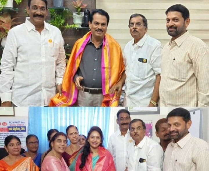 స్వచ్ఛ ఆంధ్ర అవార్డు గ్రహీతలకు సన్మానం - Udayam