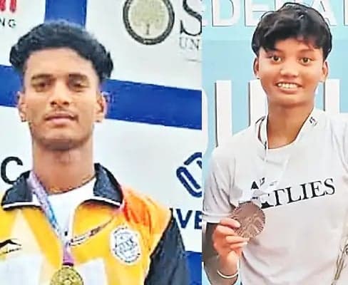 అథ్లెట్లకు పతకాల పంట