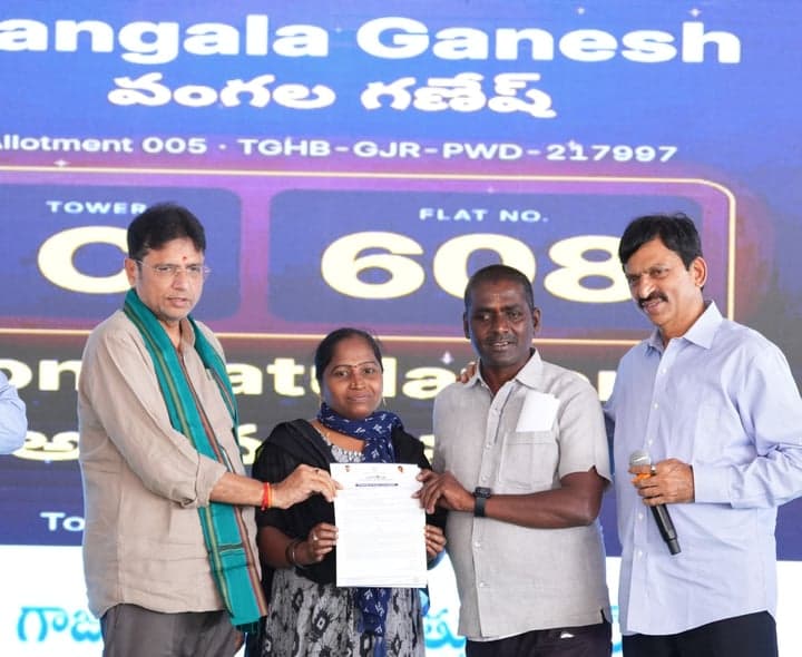 ఇందిరమ్మ టవర్స్ ఏడాదిలోగా పూర్తి చేస్తాం: పొంగులేటి