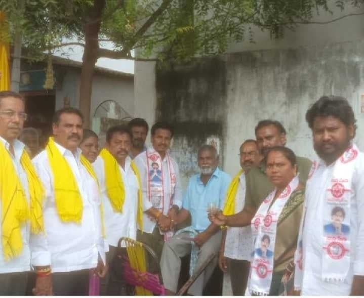 కంచికచర్లలో జనసేన అభ్యర్థి పర్యటన - Udayam