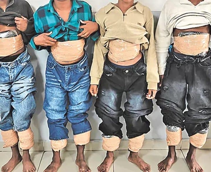 ఒంటికి హ్యాష్‌ ఆయిల్‌ ప్యాకెట్లు