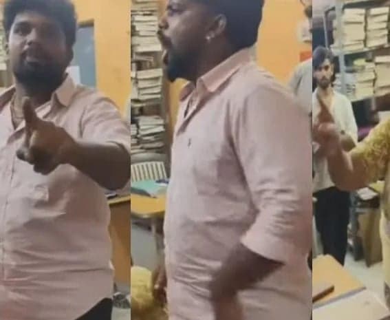 పోలీస్‌ స్టేషన్‌లో టీడీపీ కార్యకర్తల వీరంగం