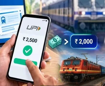 రైల్వే టికెట్ల UPI చెల్లింపులపై కొత్త రుసుము