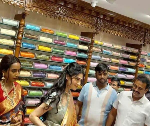నల్లగండ్లలో సందడి చేసిన శృతి హాసన్