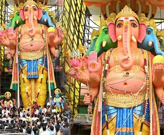 ఖైరతాబాద్‌ గణేశుని దర్శించుకున్న భక్తులు