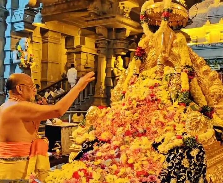 యాదాద్రి శ్రీవారికి నేడు సహస్రనామార్చన
