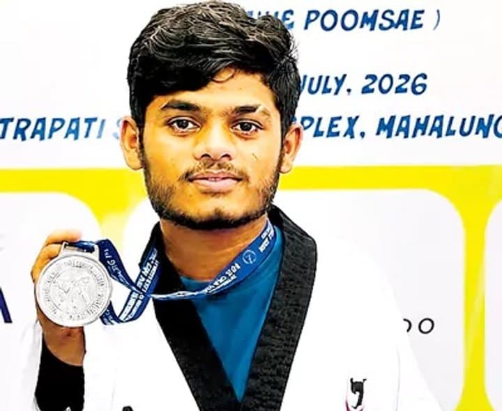 వైకల్యాన్ని జయించి పారా తైక్వాండోలో సాయిబాబా సత్తా - Udayam Digital