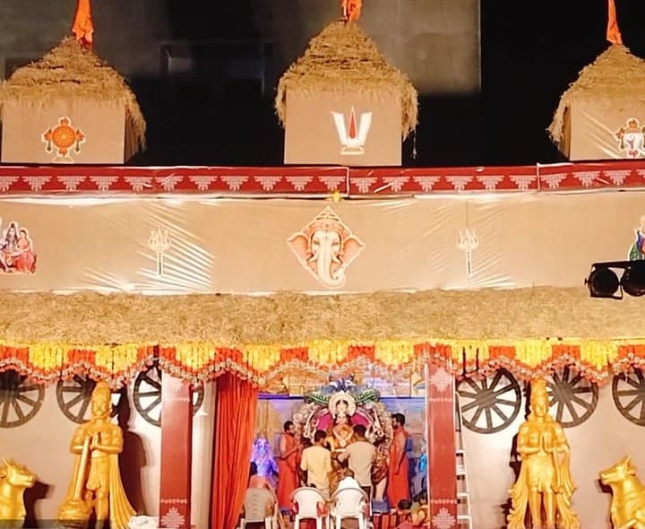 బాన్సువాడలో లలితా త్రిపుర సుందరిగా అమ్మవారు - Udayam