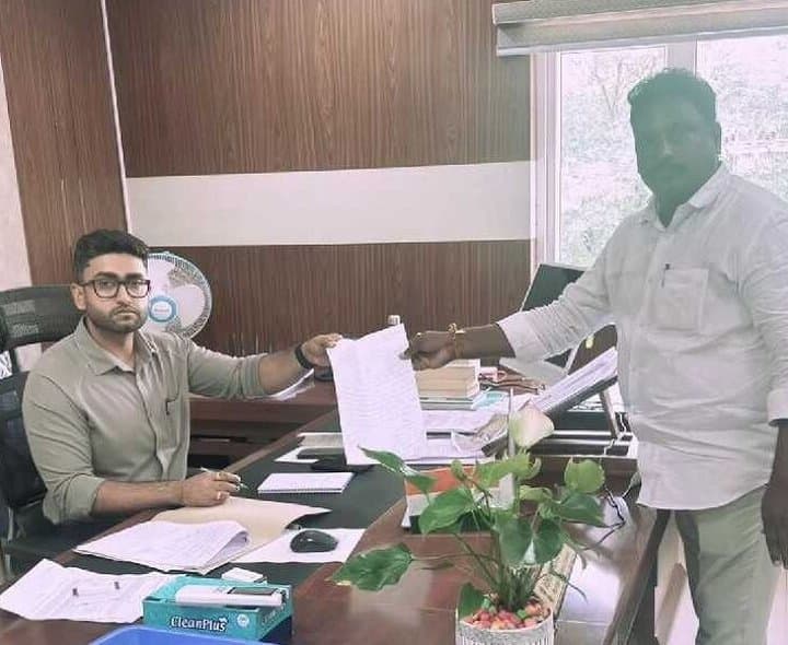 ఖమ్మం 46వ డివిజన్‌లో సమస్యలపై కాంగ్రెస్‌ వినతి