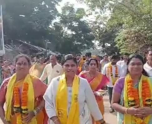 పార్వతీపురంలో టీడీపీ అభ్యర్థుల ప్రచారం - Udayam