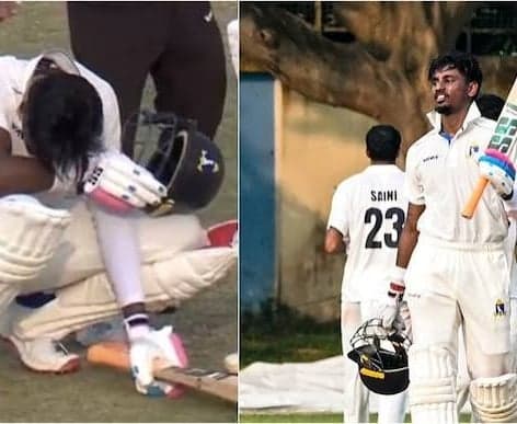 సెంచరీతో కన్నీళ్లు పెట్టుకున్న పోరెల్‌