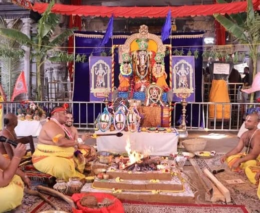 స్వర్ణగిరిలో వైభవంగా నాలుగో రోజు పవిత్రోత్సవాలు