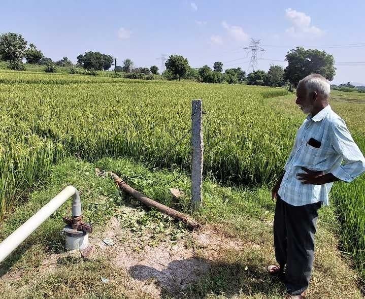 వ్యవసాయ బావి వద్ద విద్యుత్ సామగ్రి చోరీ - Udayam