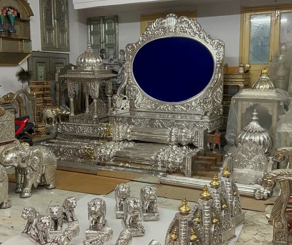 95 కిలోల వెండి రథం: ఉదయ్‌పుర్‌లో అద్భుతం