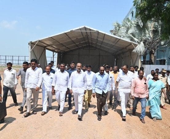అమిత్ షా పర్యటన ఏర్పాట్లను పరిశీలించిన బండి సంజయ్