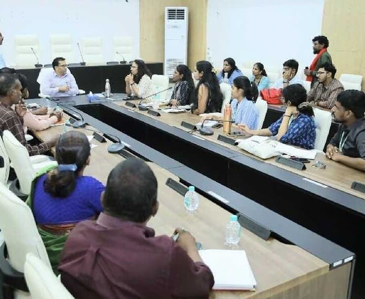 కమిషనర్‌ వెంకన్నతో MSSRF బృందం సమావేశం