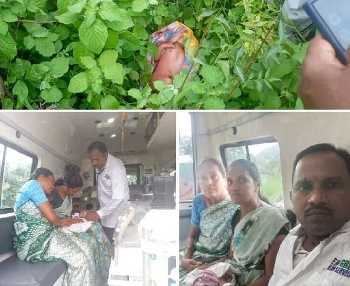 మోపాల్‌లో నవజాత ఆడ శిశువు లభ్యం