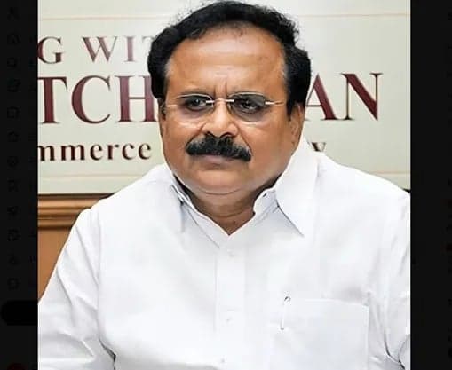మాజీ కేంద్ర మంత్రి సుదర్శన్ నాచియప్పన్ కన్నుమూత
