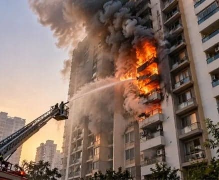 ముంబై భవనంలో భారీ అగ్నిప్రమాదం