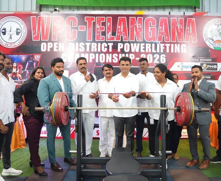 డబ్ల్యూపీసీ తెలంగాణ పవర్ లిఫ్టింగ్ ఛాంపియన్‌షిప్‌కు శ్రీకారం