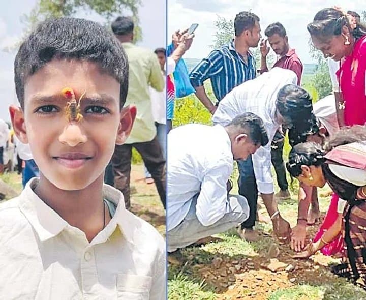 కందుకూరులో తేళ్ల పంచమి సందడి