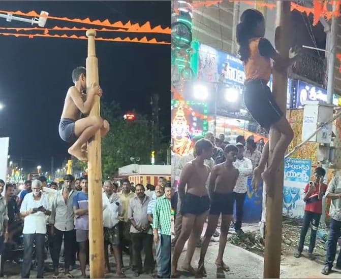 బాపట్లలో చిన్నారుల విన్యాసాలు - Udayam
