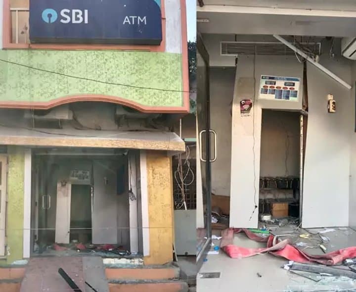 మదనపల్లెలో ఎస్‌బీఐ ఏటీఎం చోరీ