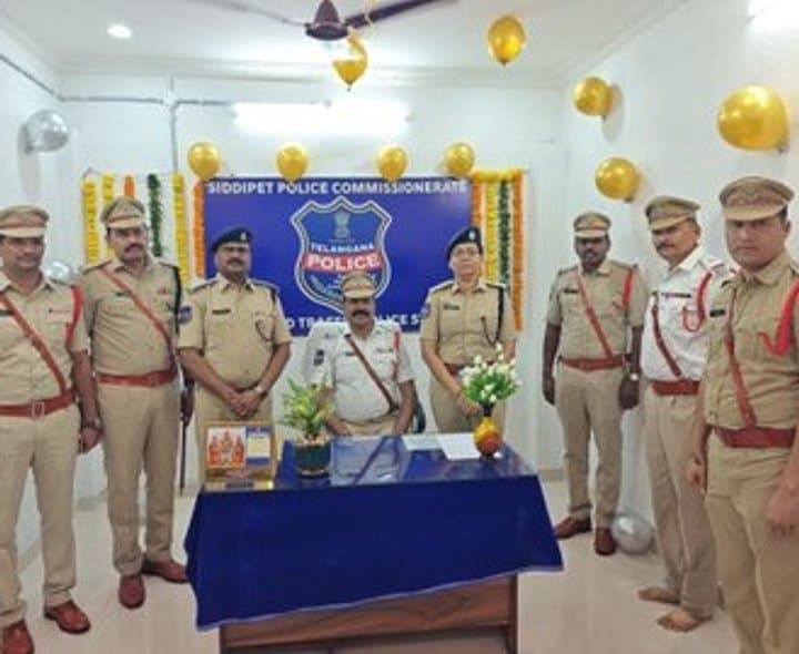 హుస్నాబాద్‌లో ట్రాఫిక్ అవుట్‌పోస్ట్
