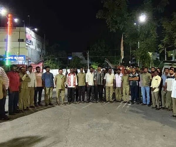 మున్సిపల్ కార్మికుల నిరాహార దీక్ష - Udayam Digital