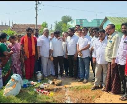 లింగంపేటలో అభివృద్ధి పనులకు శ్రీకారం - Udayam