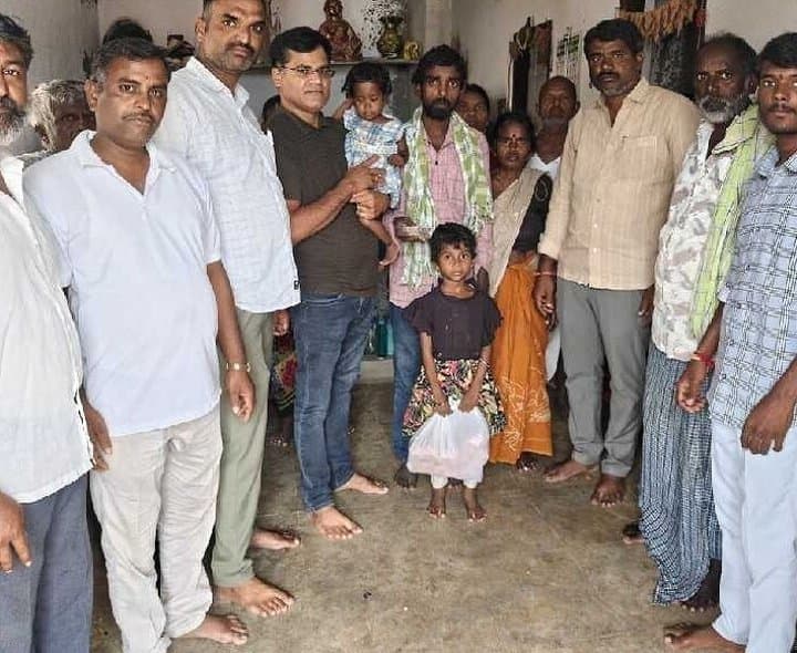 హత్యకు గురైన రేఖ కుటుంబానికి ఆపన్నహస్తం