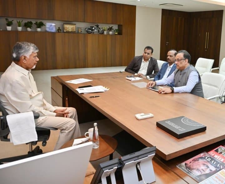 అమరావతిలో క్వాంటం వ్యాలీ ఏర్పాటుపై చంద్రబాబుతో ప్రతినిధుల భేటీ
