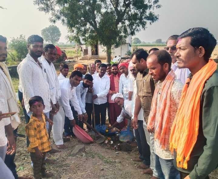 కోలూర్‌లో ఎల్లమ్మ ఆలయానికి భూమిపూజ - Udayam