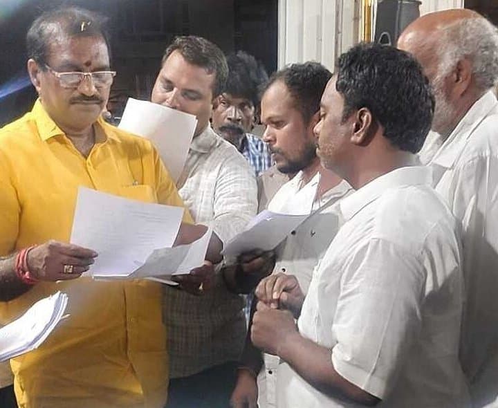 మంత్రి నిమ్మలను కలిసిన 44 గ్రామాల ప్రజలు - Udayam