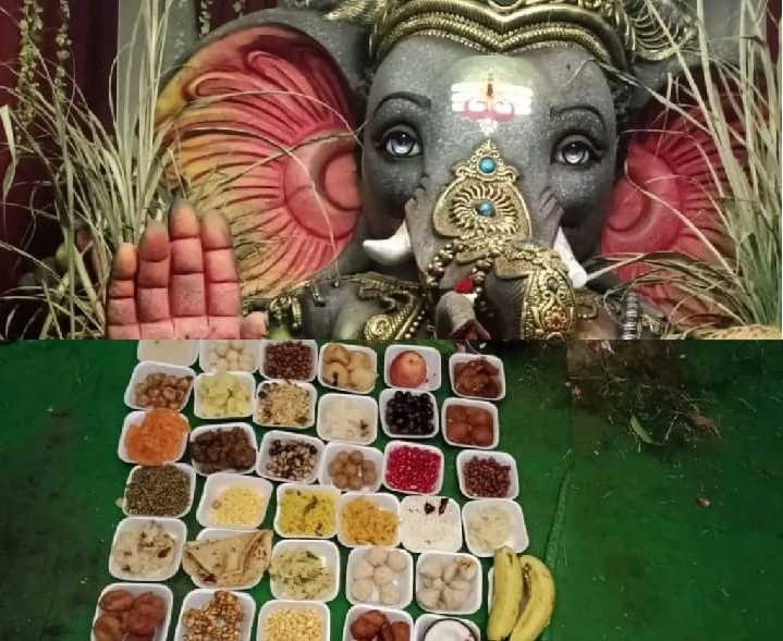 గణనాథుడికి 37 రకాల నైవేద్యం - Udayam
