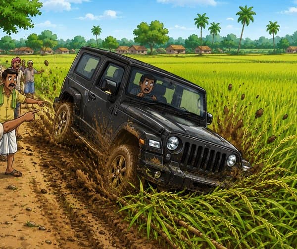 గండేపల్లిలో కారు ప్రమాదం