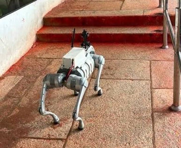 తిరుమలలో భక్తుల భద్రతకు రోబో డాగ్‌