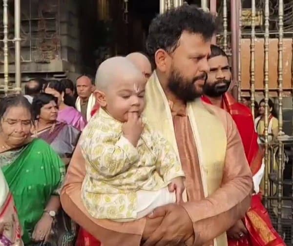 శ్రీవారి సేవలో రామ్మోహన్ నాయుడు - Udayam Digital